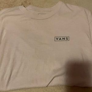 Light pink vans tee